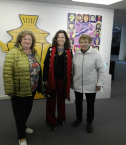 Julia Pankratyeva, Gabriele Weber und Klara Gibert, eine Aussiedlerin und langjährige Besucherin des Interkulturellen Treffpunkts